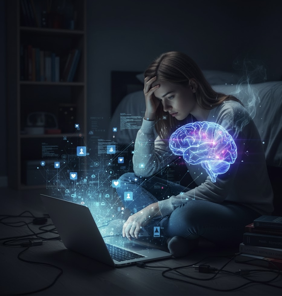 Ansiedade Digital: Como a Psicanálise Explica o Sofrimento Moderno.